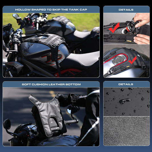 Porta bolsos tanque de nafta