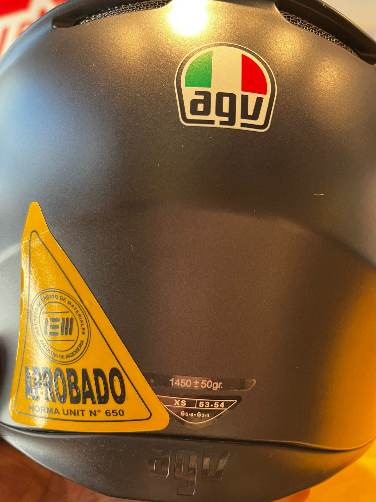 Casco AGB k1s talle xs 55 56 cm