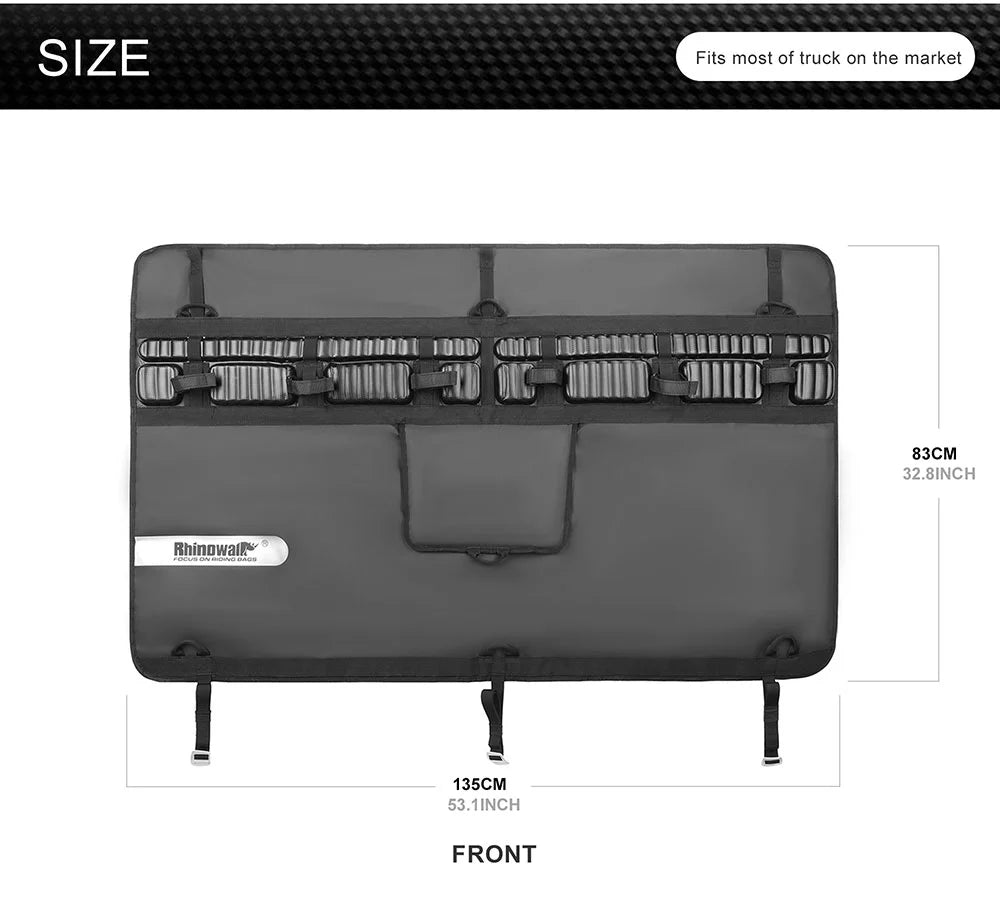 Cubierta porton de camioneta hasta 6 bicicletas
