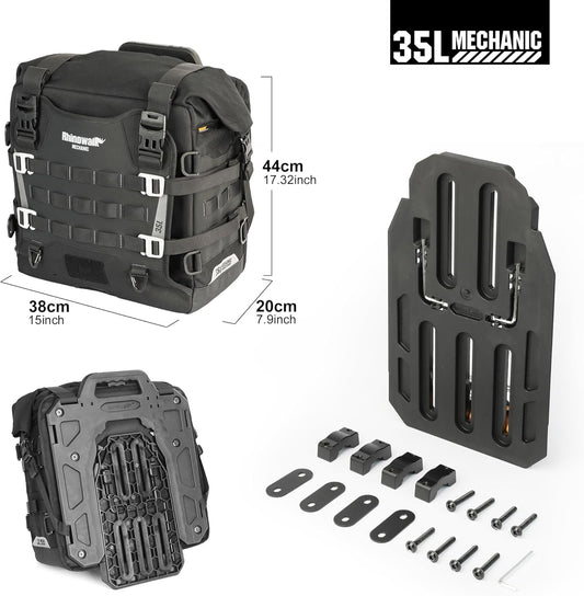 Maletas laterales linea mechanic 35 L Rhinowalk