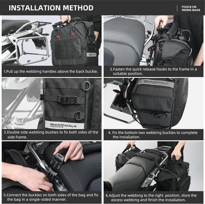 Rhinowalk Alforjas laterales 30 L