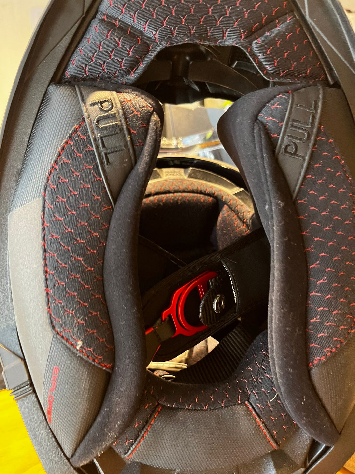 Casco ls2 explorer fibra de carbono talle S