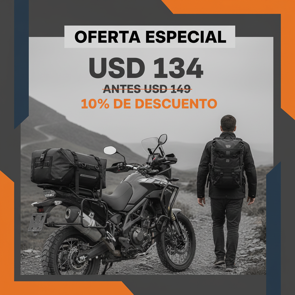 Banner promocional Bolso 30L doble función