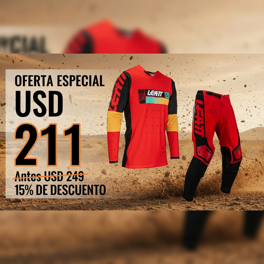 Banner promocional Leatt Moto Kit Rojo - Precios actualizados