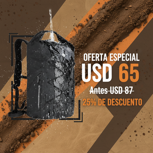 Banner promocional Mochila 25L - Diseño alternativo