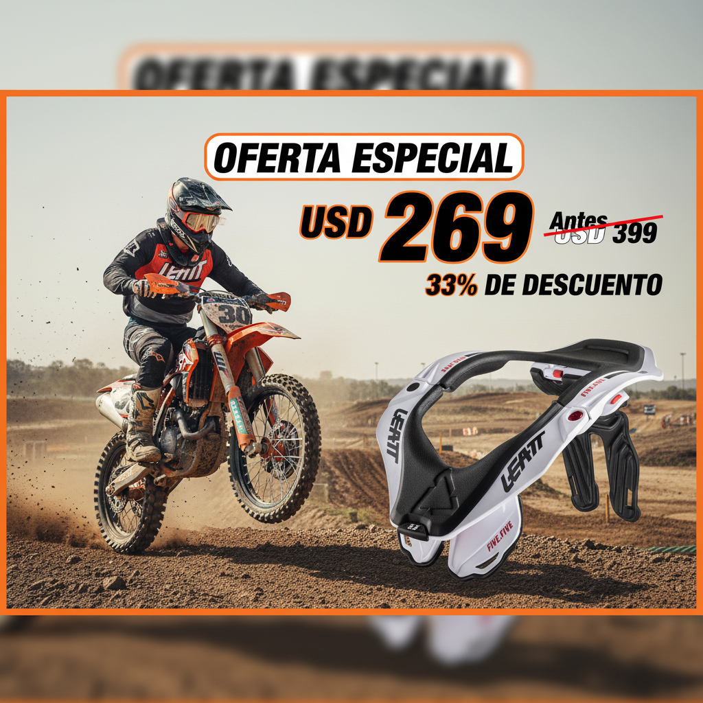 Banner promocional Neck brace collarin 5.5