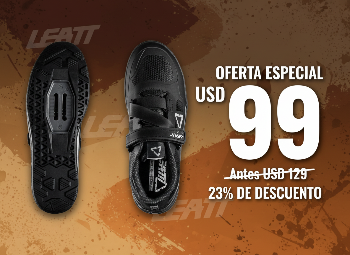 Banner promocional Zapatillas mtb y downhill 5.0