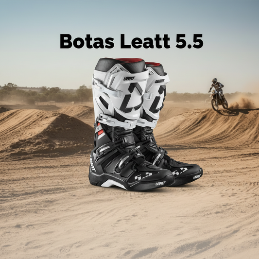 Botas Leatt 5.5 con fondo de pista