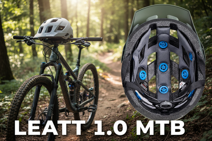Casco Leatt 1.0 MTB - exterior e interior