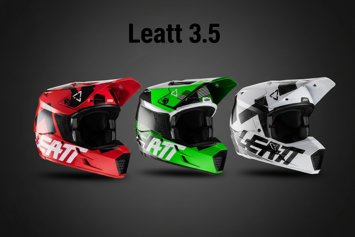 Cascos Leatt 3.5 tres colores