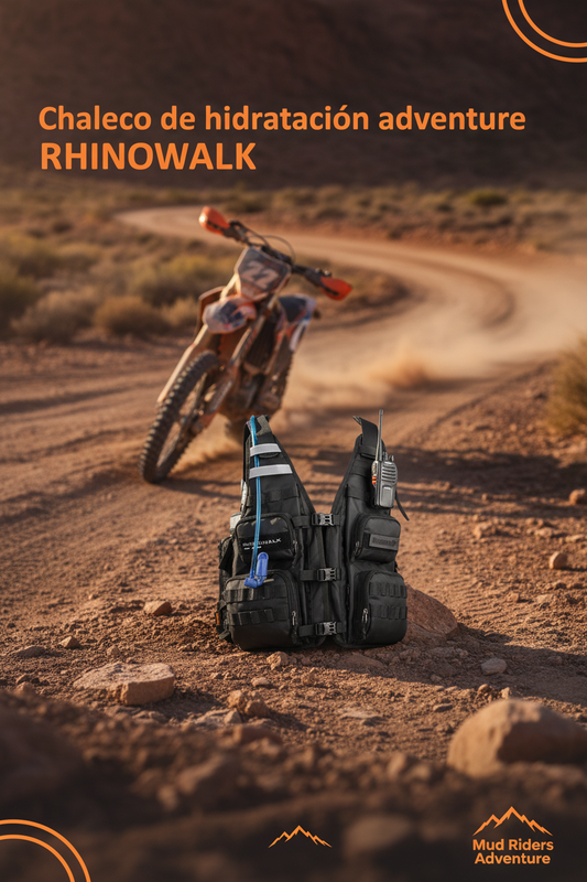 Chaleco de hidratacion adventure Rhinowalk - Mud Riders Adventure