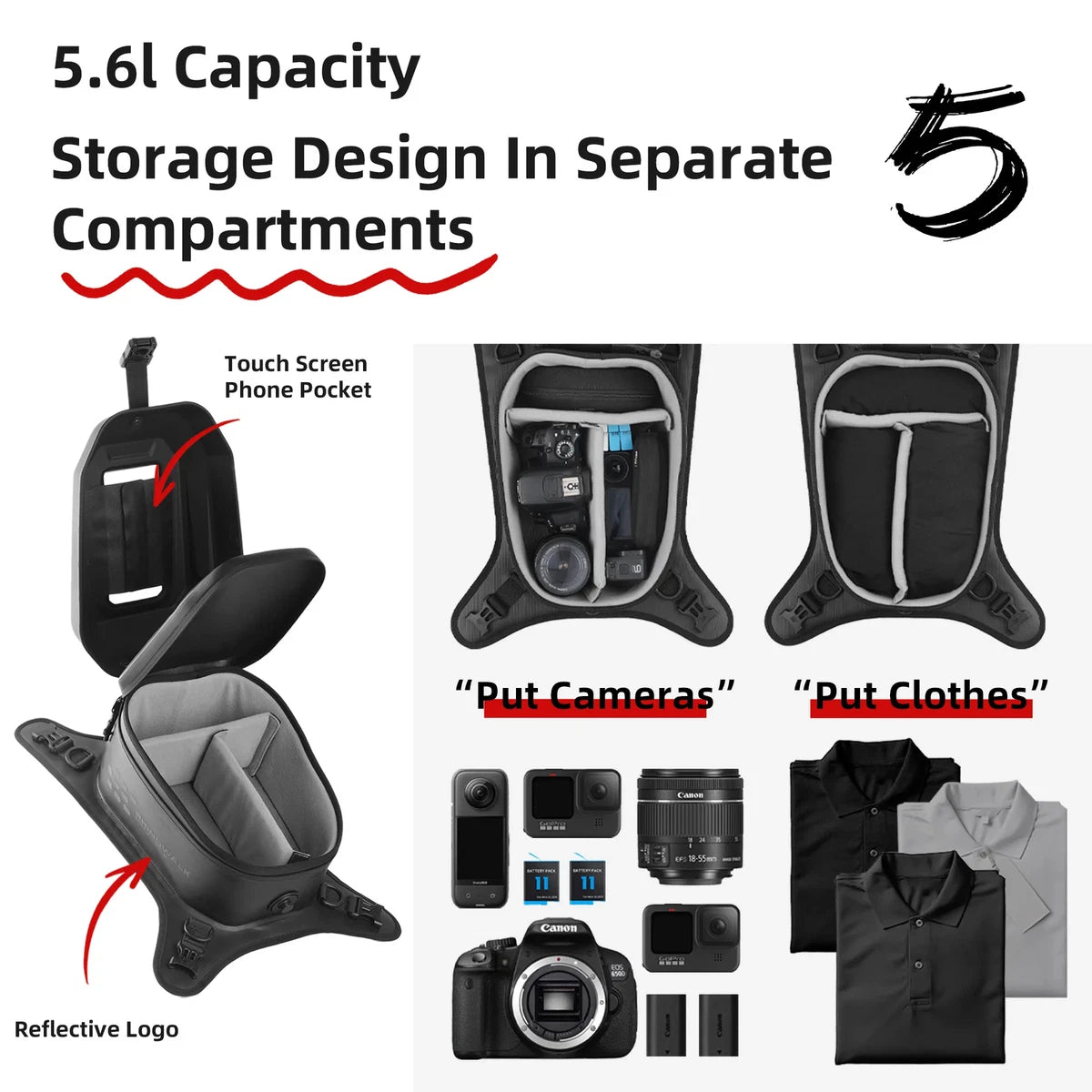 Porta tanque 5.6 litros