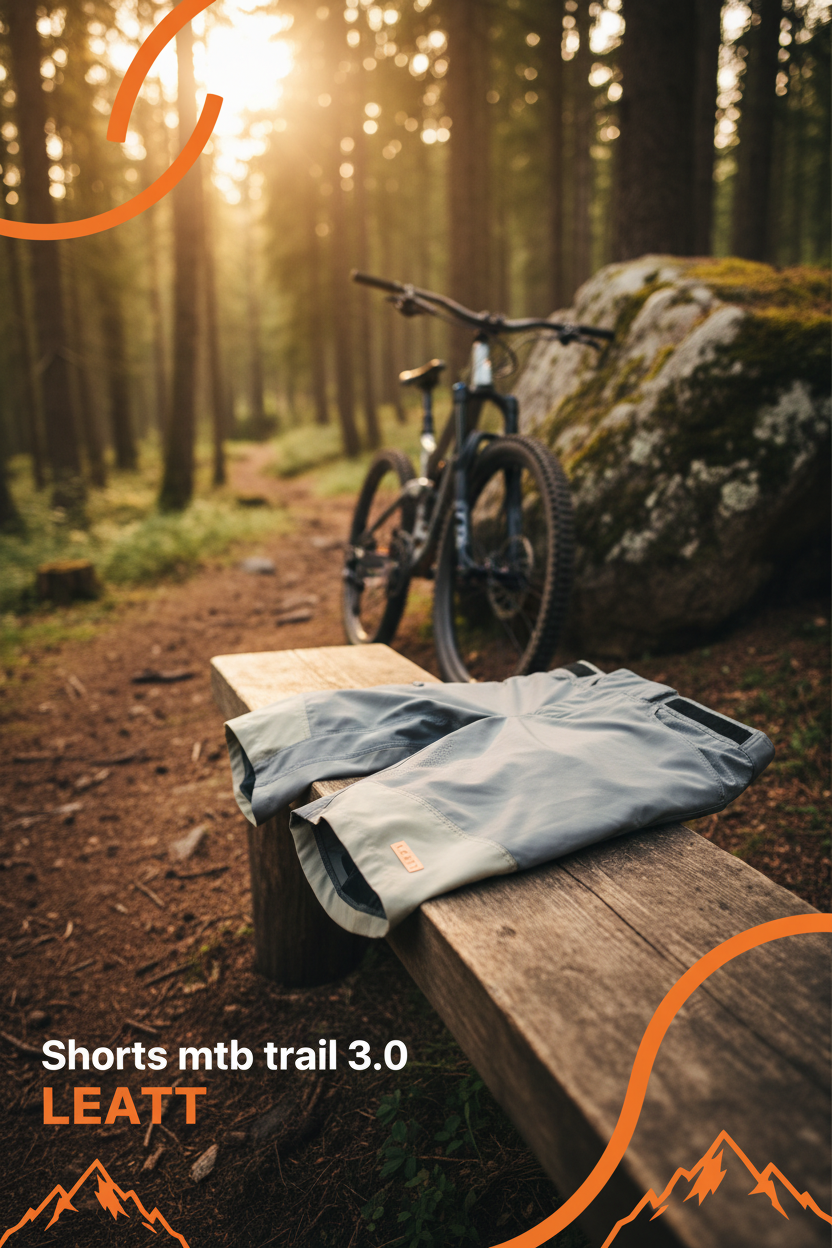 Shorts mtb trail 3.0 LEATT con contexto